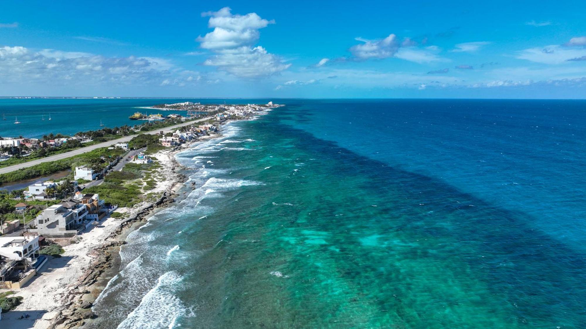 Villa Casa Javi- Ocean Front Located Mid Isla Mujeres Exterior foto