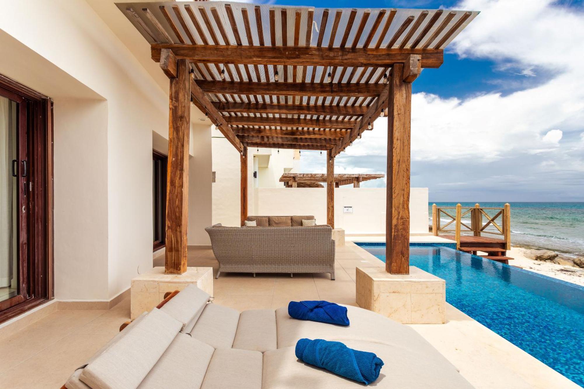Villa Casa Javi- Ocean Front Located Mid Isla Mujeres Exterior foto